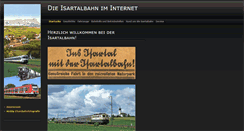 Desktop Screenshot of isartalbahn.de